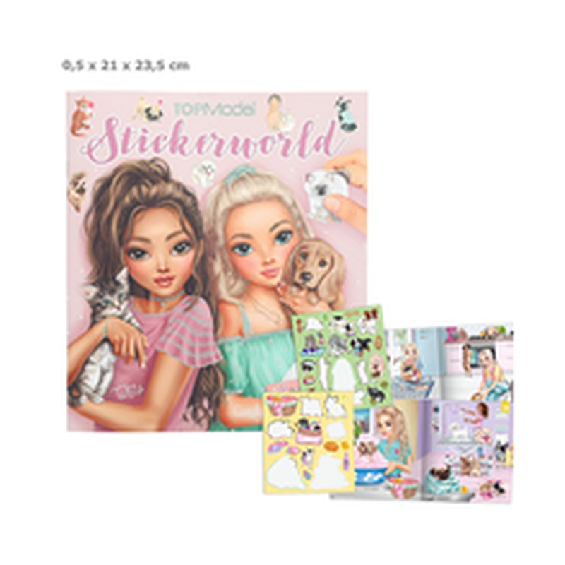 TOPModel Kleebiseraamat Stickerworld Kitty-Doggy