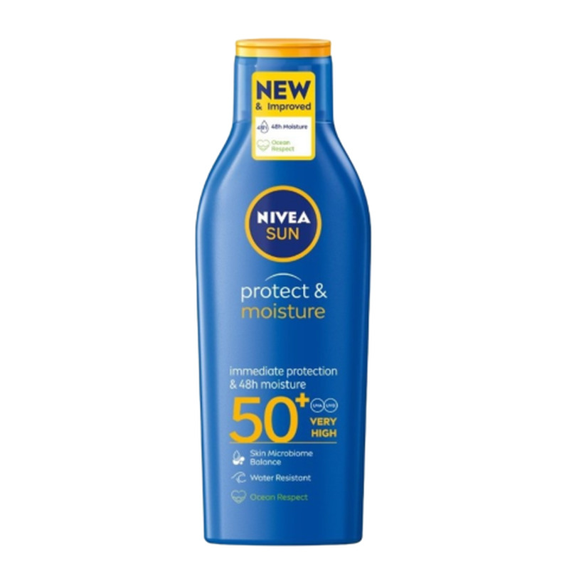 Päikesekaitsekreem Nivea Sun Protect&Moisture SPF50+ 200ml