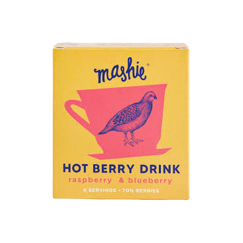 Marjapüree MASHIE vaarika-must. 4x45g