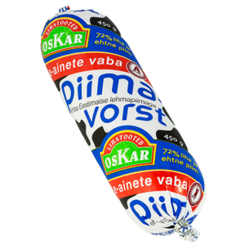 Oskar keeduvorst Piimavorst 450g E-vaba