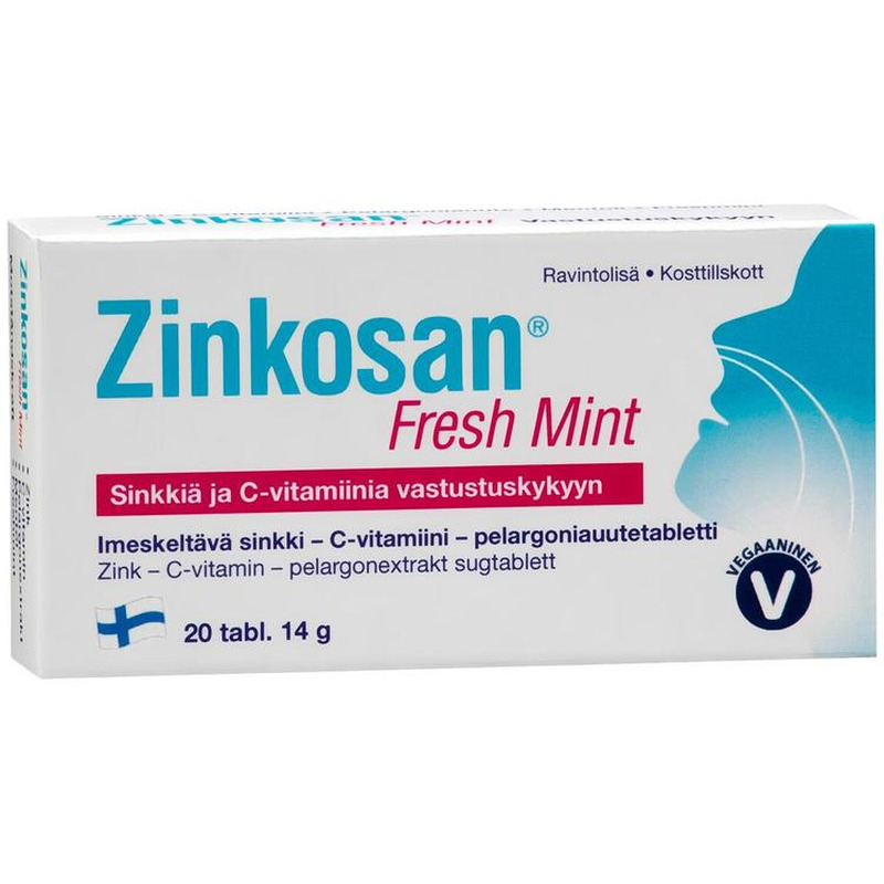 Imemistabletid kurgule N20, ZINKOZAN, 14 g
