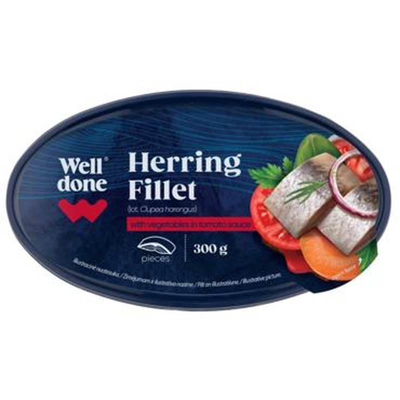 Marin. heeringas köögiv. WELL DONE 300g
