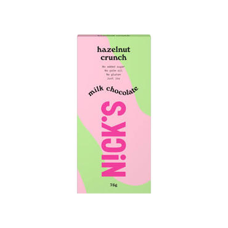 Piimašokolaad krõb.sar.pähkl.NICK'S 75g