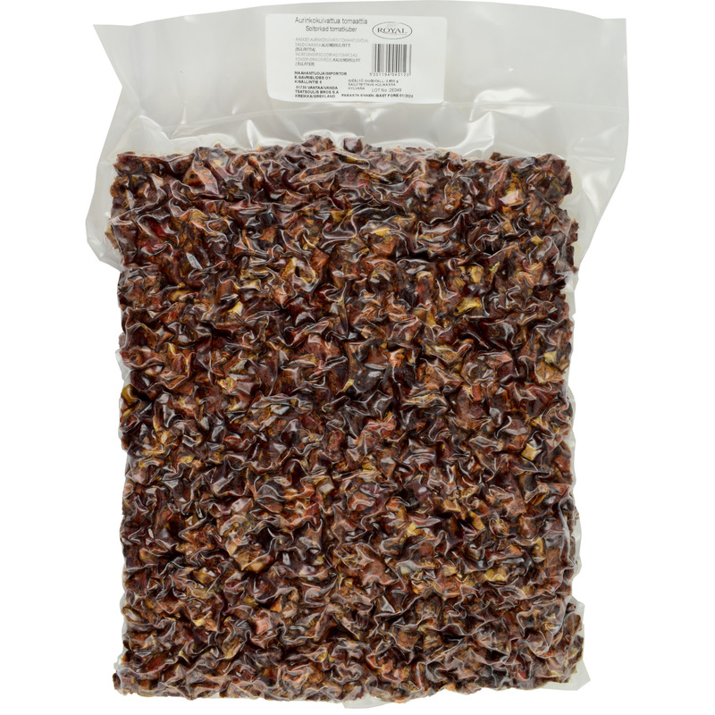 ROYAL Päikesekuivatatud tomati kuubikud 2,5kg (vaakum)