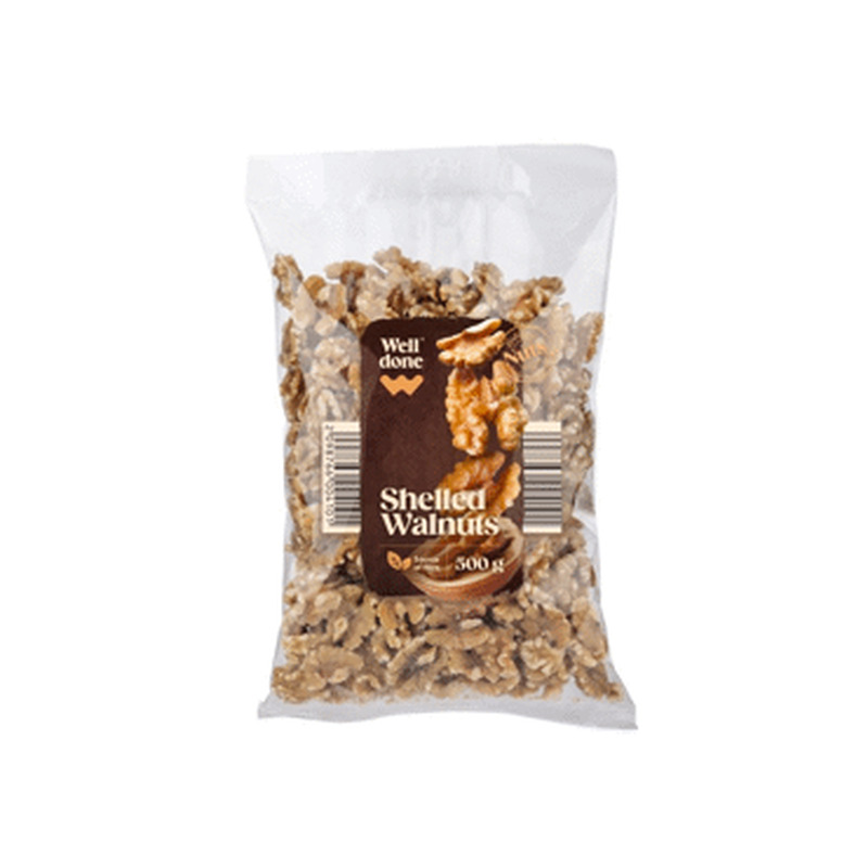 Kooritud kreeka pähklid WELL DONE 500g