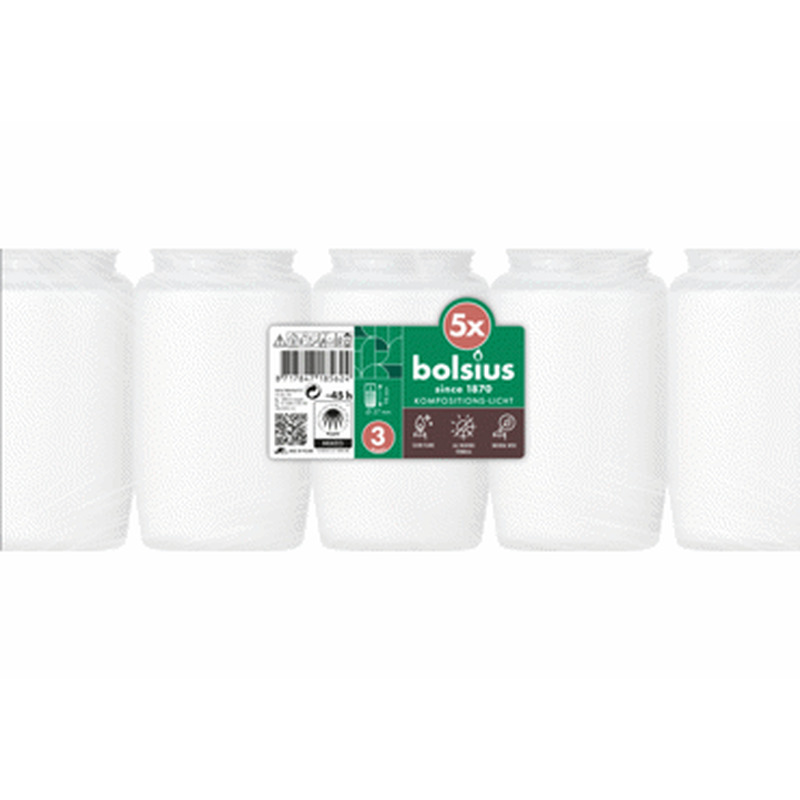 Kalmuküünal BOLSIUS 5tk, põlemisaeg 45t