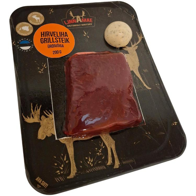 Linnamäe Hirveliha Grillsteik Ürdivõiga 200 G