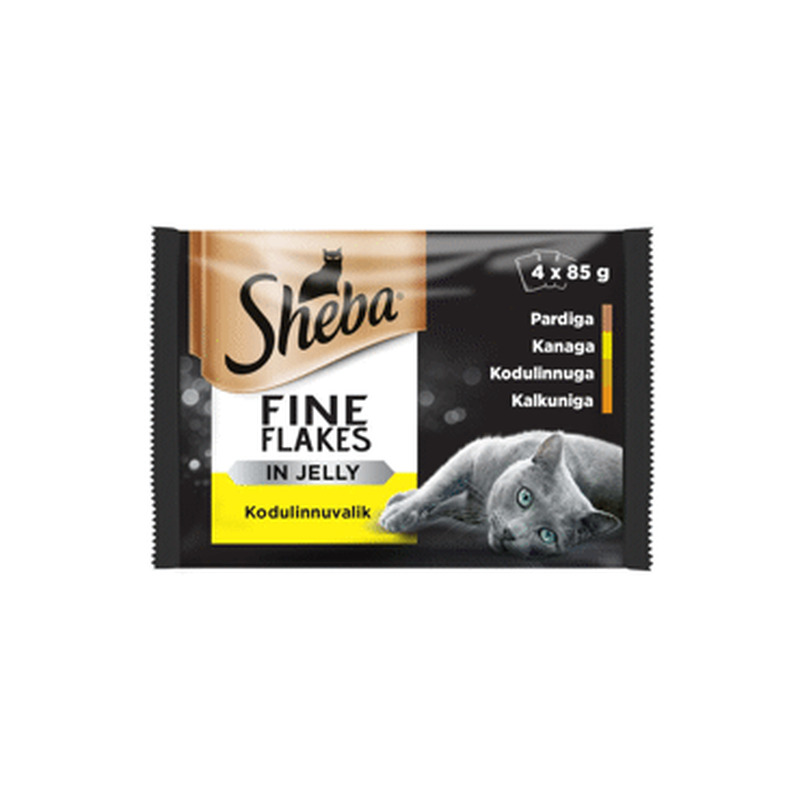 Kiisueine SHEBA kodulind 4x85g