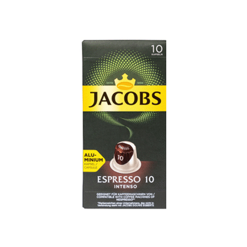 Kohvikapslid JACOBS Espresso Int.10x5,2g
