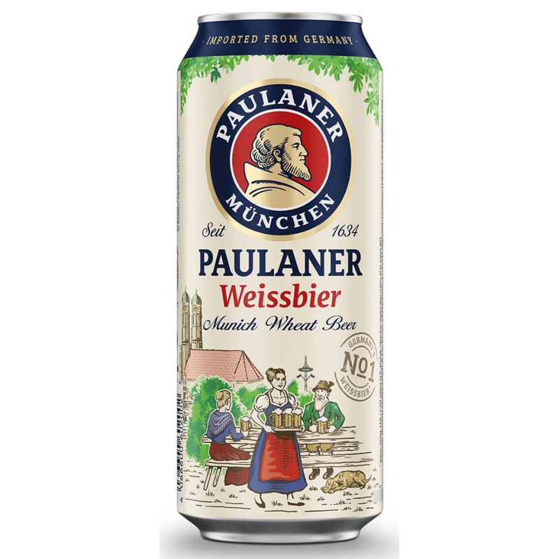 PAULANER nisuõlu Hefe Weissbier hele 5,5% 50cl(purk)