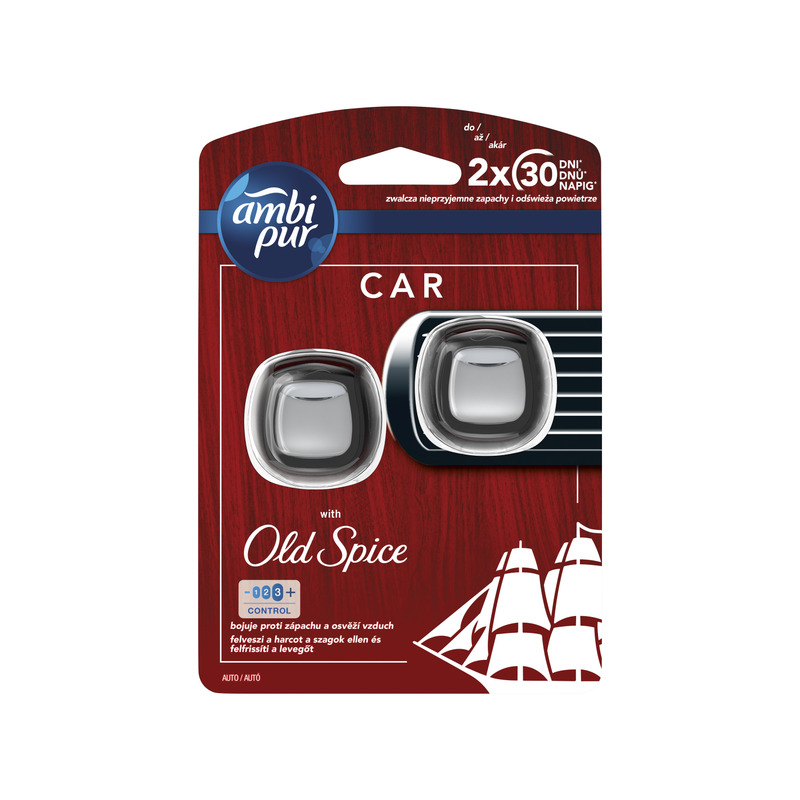 Ambi Pur Old Spice Auto Õhuvärskendaja, 2 tk
