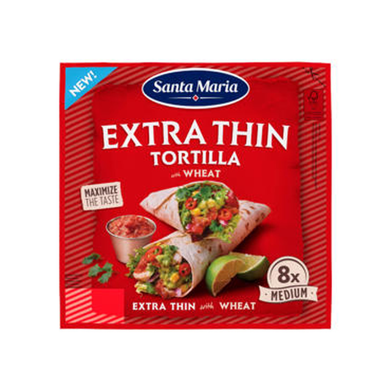Tortilla õhuke SANTA MARIA 244g