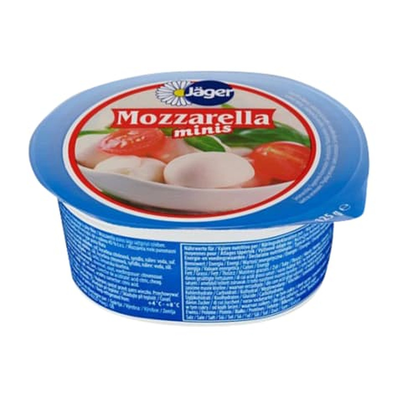 Juust Mozzarella mini Jäger 125g