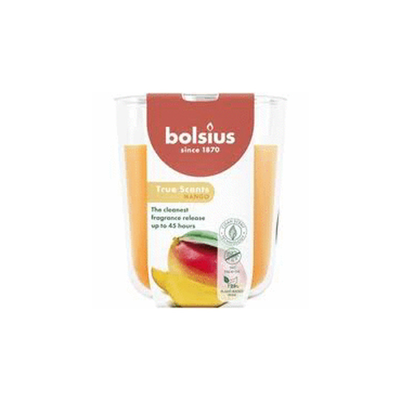 Küünal klaasis BOLSIUS mango 9.7x8.5cm