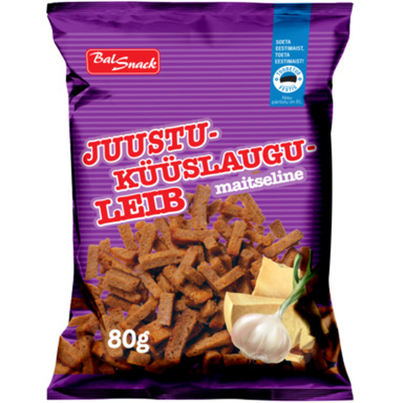 BALSNACK Juustu-küüslaugumaitselised leivad 80g