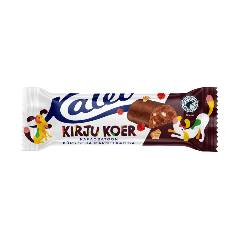 Kirju koer kakaobatoon küpsise ja marmelaadiga​ 36g