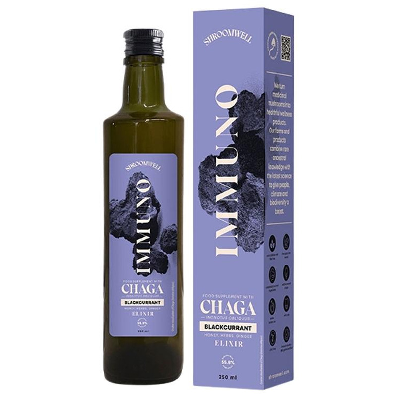 Immuno Elixir Mustsõstar, SHROOMWELL, 250 ml