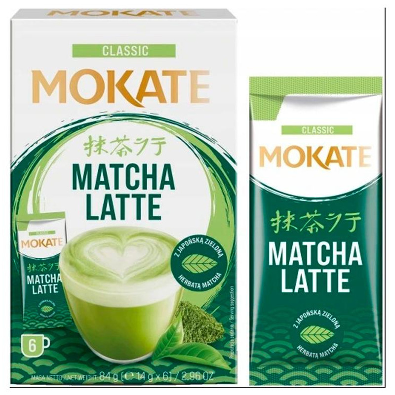 Mokate matcha Latte Classic (14g*6)*5
