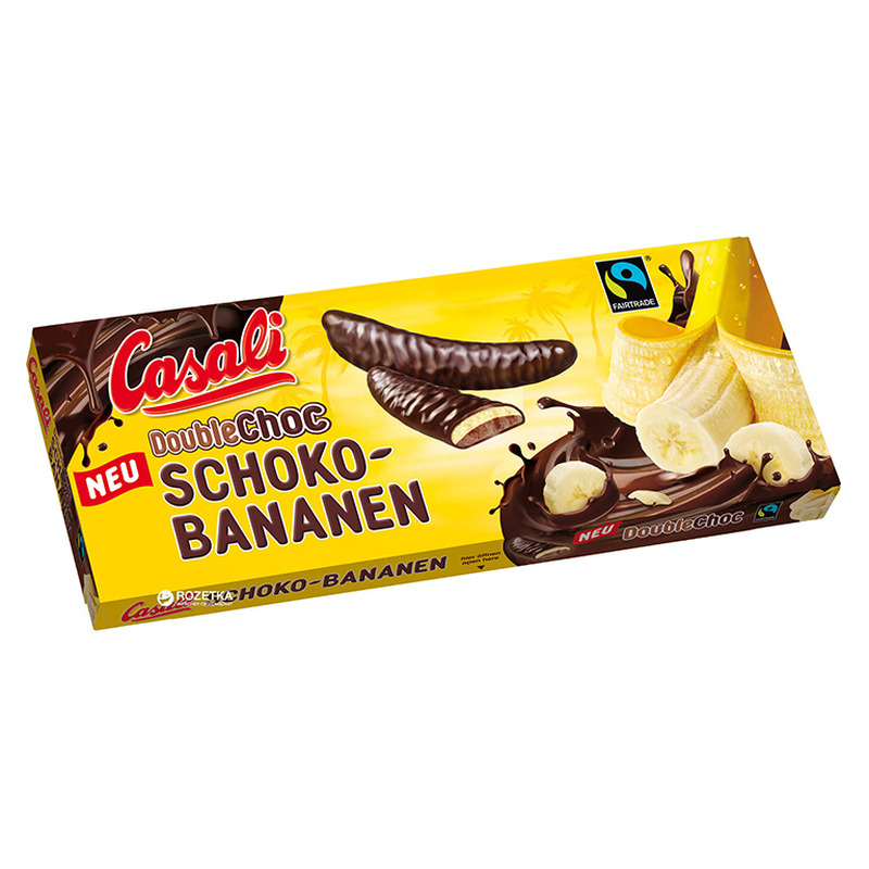 CASALI shokolaadibanaanid Double Choc karbis 300g