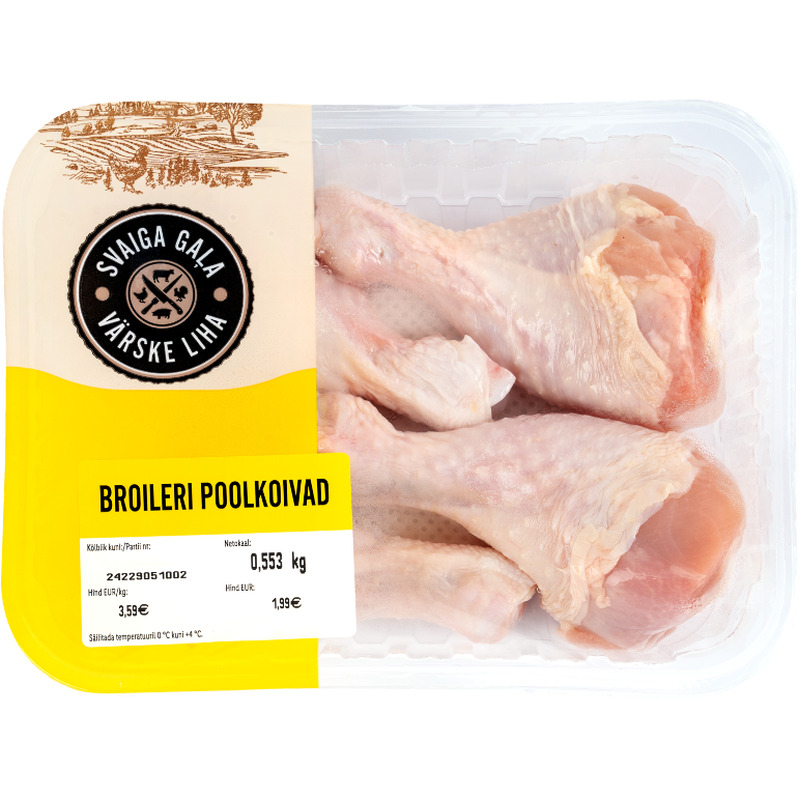 Broileri poolkoivad