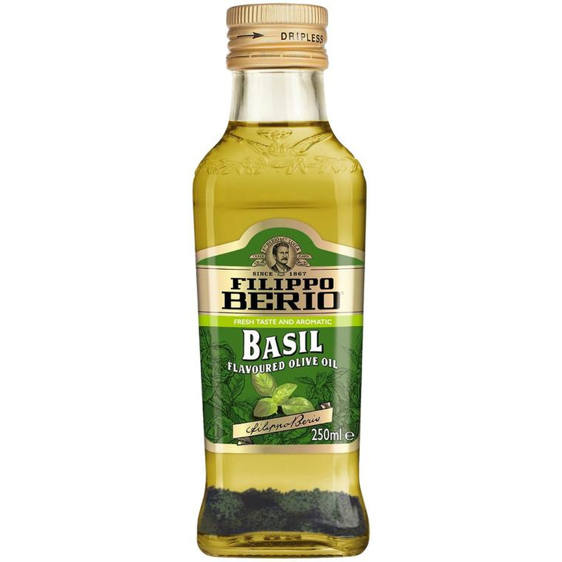 Oliiviõli basiilikuga, FILIPPO BERIO, 250 ml