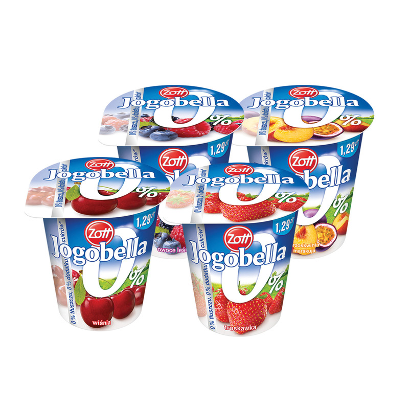 ZOTT Jogobella jogurt 0% 150g(4 maitset)