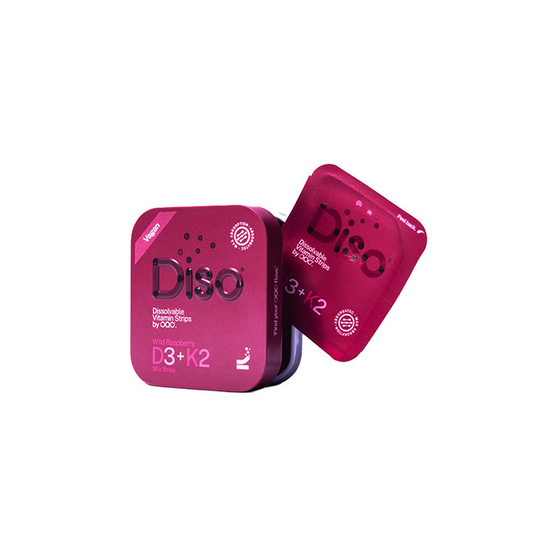 Diso vitamiiniribad – Vitamin D3+K2 Metsvaarikas N30