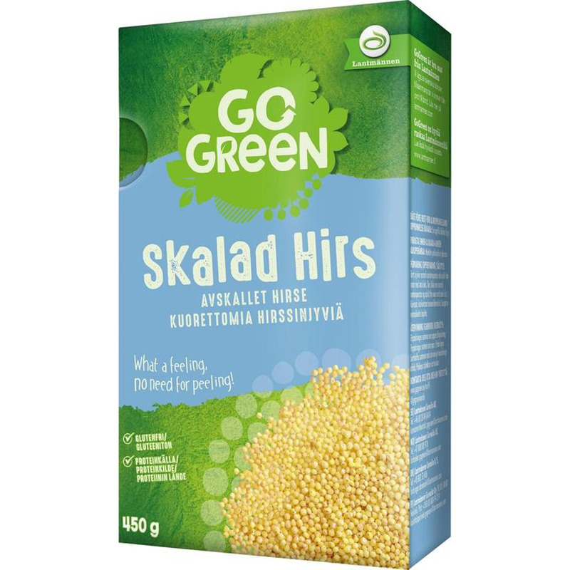Kooritud hirss 450 g, gluteenivaba