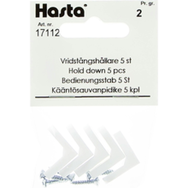 Kardinapuu hoidja 5 tk, valge