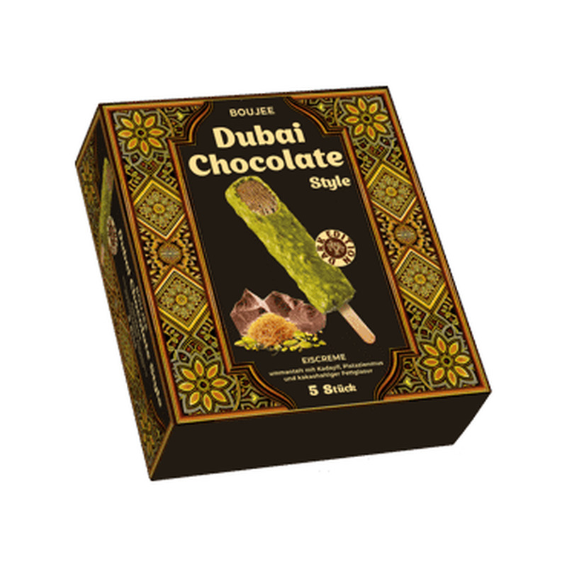 Jäätis BOUJEE Dubai dark edition,5x45g