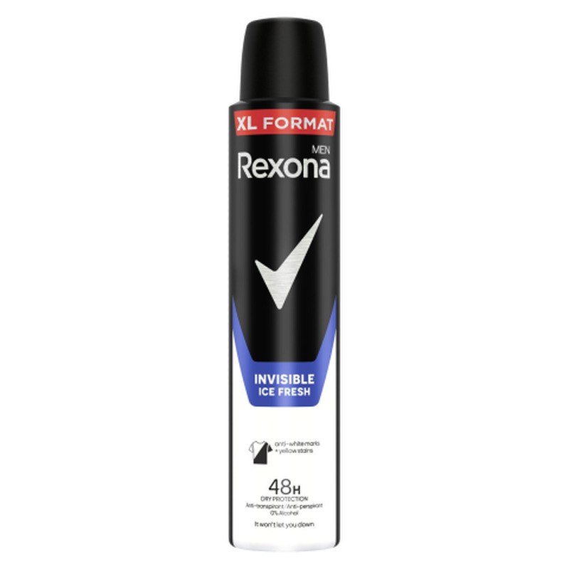 Deodorant Rexona Men Invisible Ice Fresh 200ml