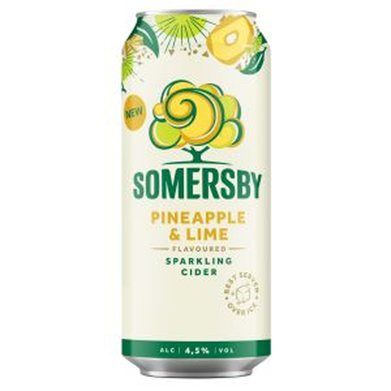 Somersby Pineapple&Lime siider 4.5% vol 0.5L