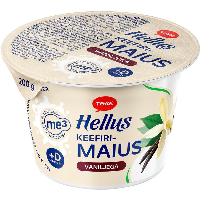 Helluse vanilje keefirimaius, 200 g