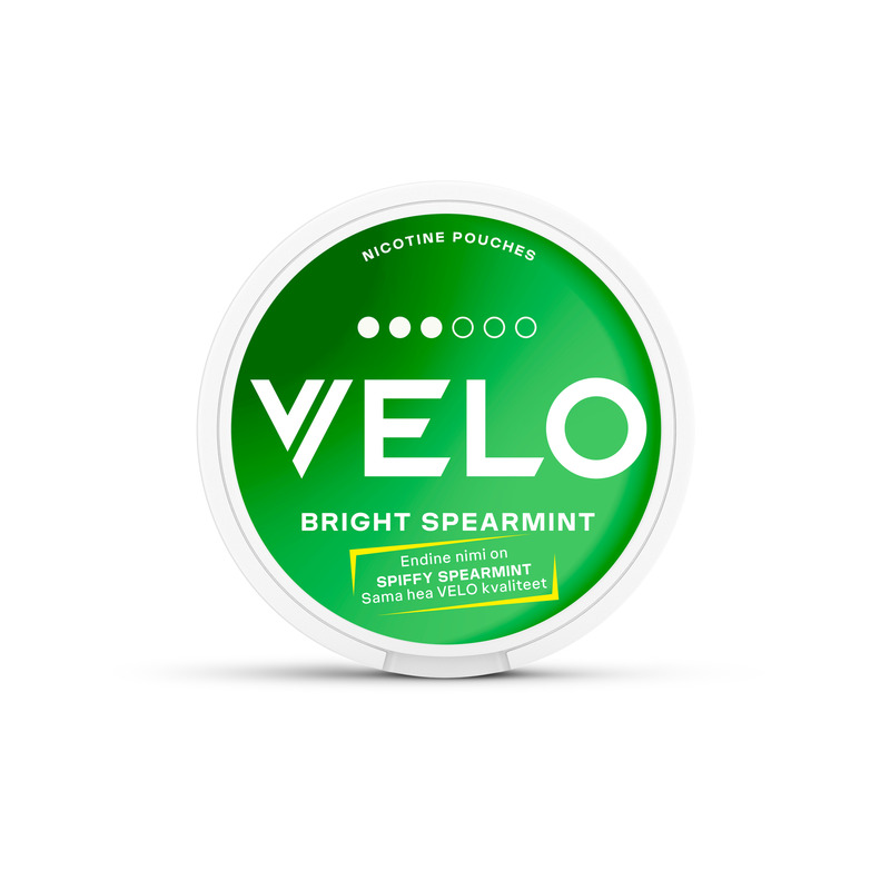 VELO Nikotiinipadjad Bright Spearmint 10mg (20tk)