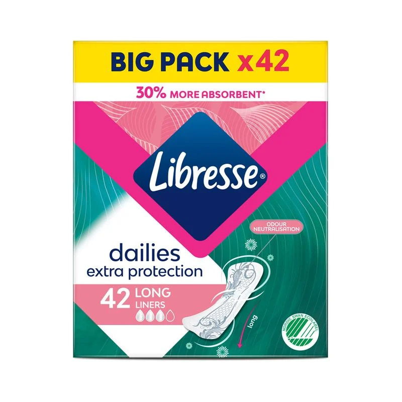 Pesukaitsmed Long Extra Protect, LIBRESSE, 42 tk