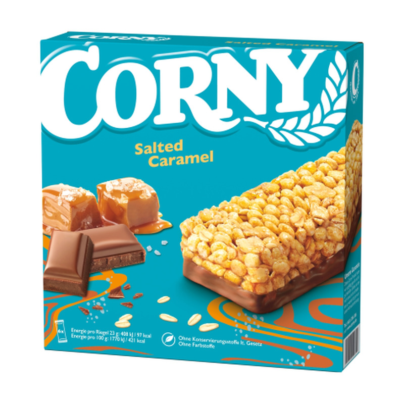 Müslibatoon soolakaramelli Corny Classic 6-pakk 138g