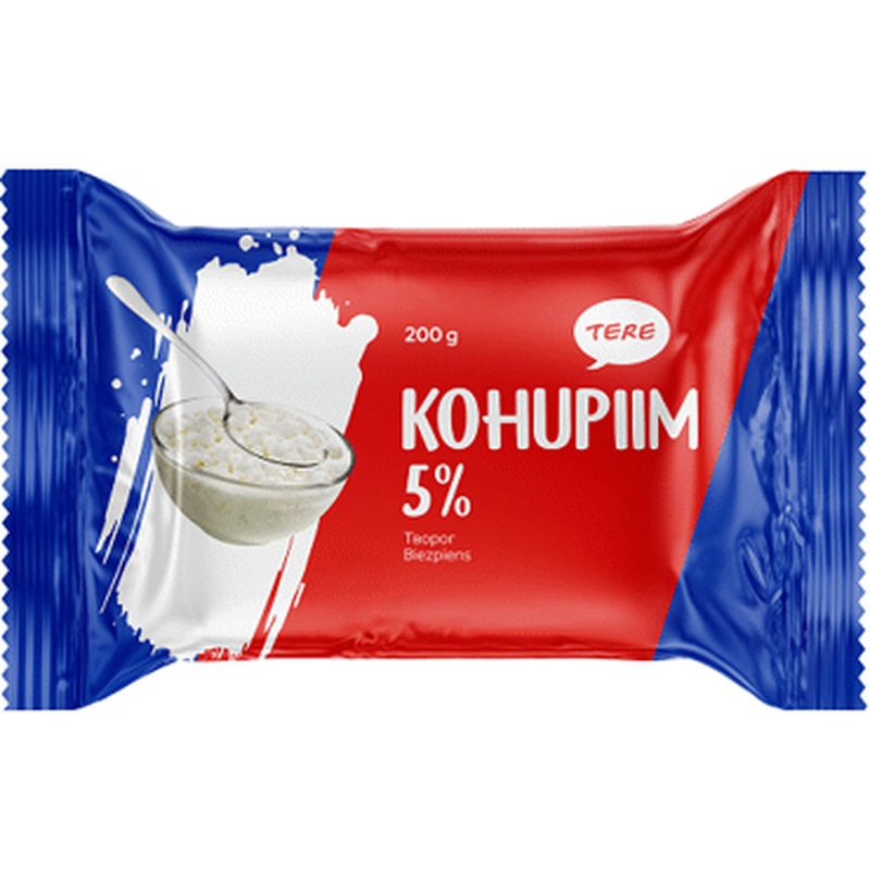 Kohupiim TERE 5%, 200g, 200 g