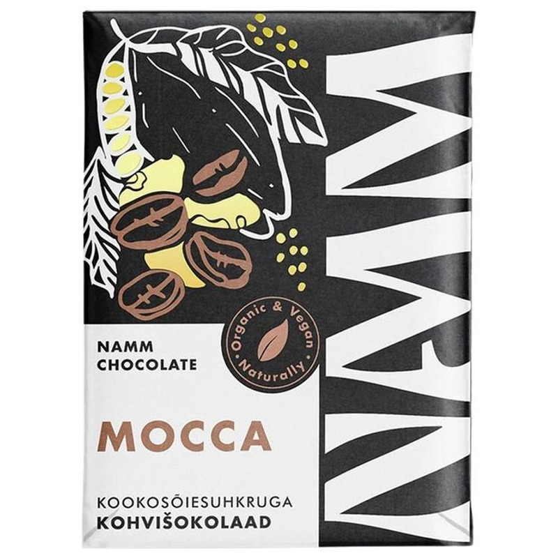 Mahe kohvišokolaad Mocca, NAMM CHOCOLATE, 37g