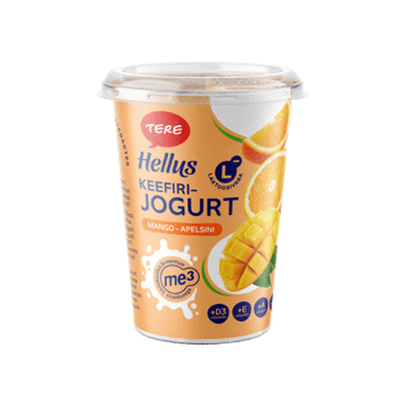 Keefirijogurt Hellus mango-apel.TERE380g