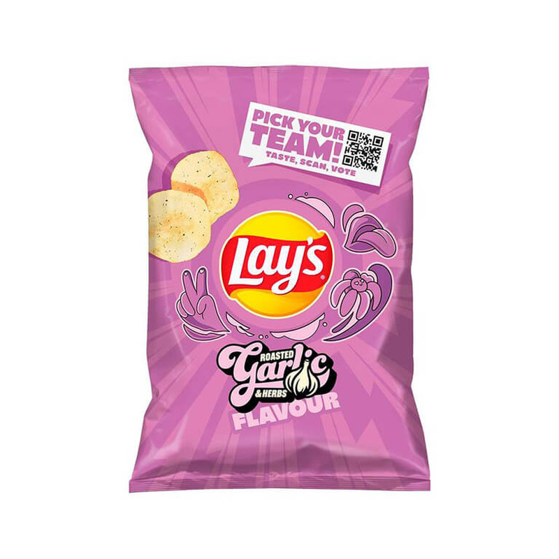 LAY’S MAX Röstitud küüslaugu- ja ürdimaitselised kartulikrõpsud 130g