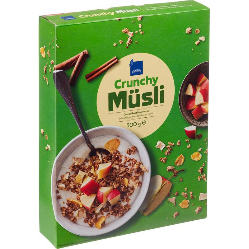 Krõbe müsli õuna-kaneeli 500 g