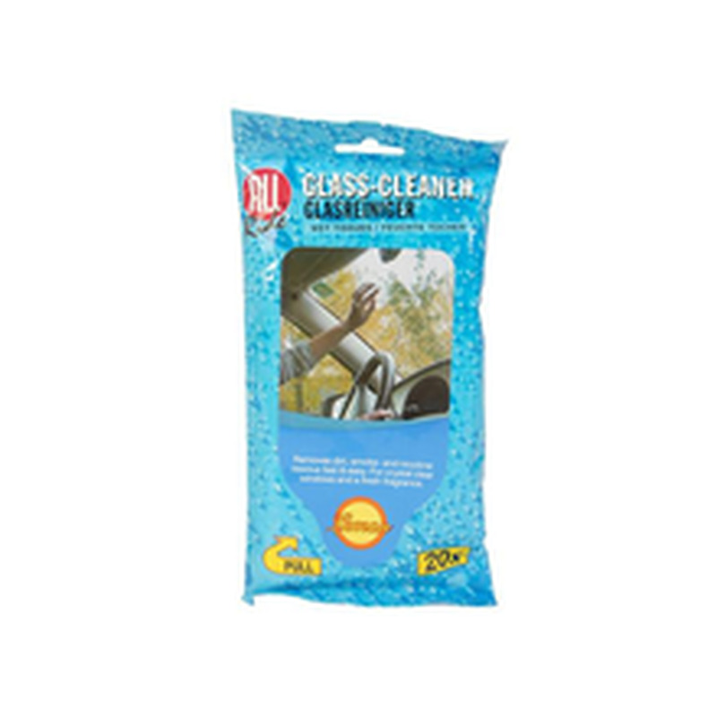 Niisked klaasipuhastuslapid, ALL RIDE, 20 tk