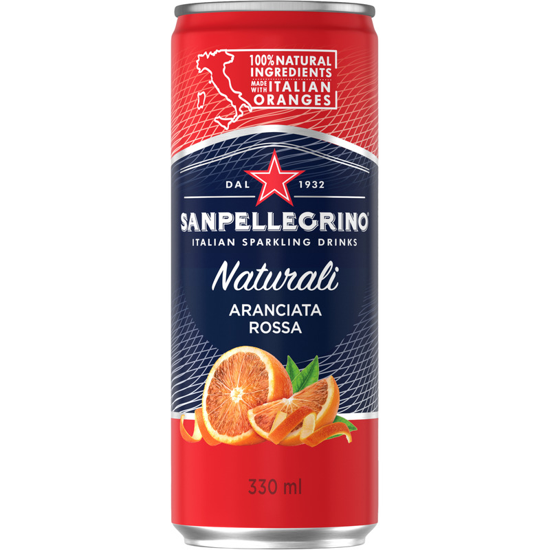 SANPELLEGRINO Naturali Aranciata Rossa 0,33l (purk)