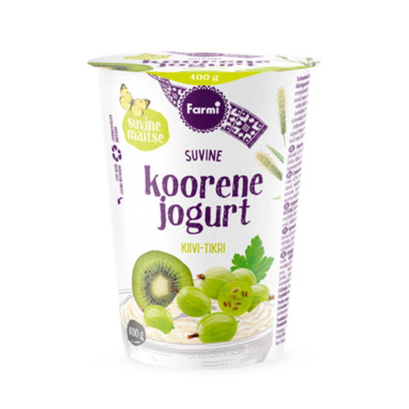 FARMI Koorene jogurt kiivi-tikri 400g