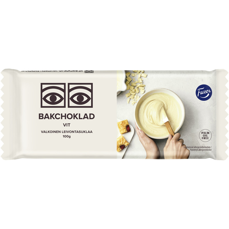 FAZER Küpsetusšokolaad valge 100g