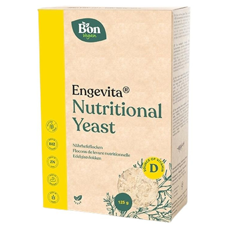 Maitsepärm D-vitamiiniga, BON VEGAN, 125 g