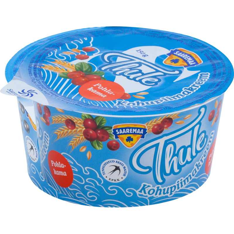 SAAREMAA Thule Pohla-Kama kohupiimakreem 150g