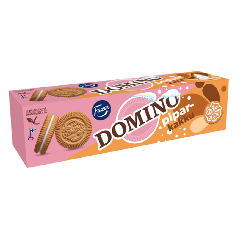 Küpsised piparkoogimaitselised täidisega Domino 175g