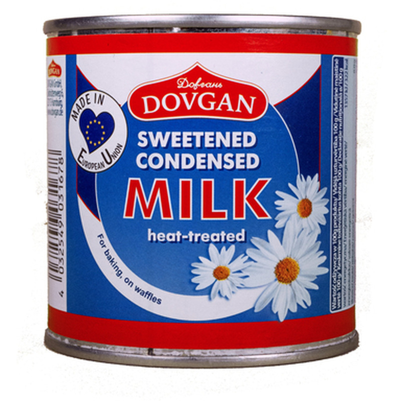 DOVGAN Kondenspiim suhkruga 8,5% 370g (EO)