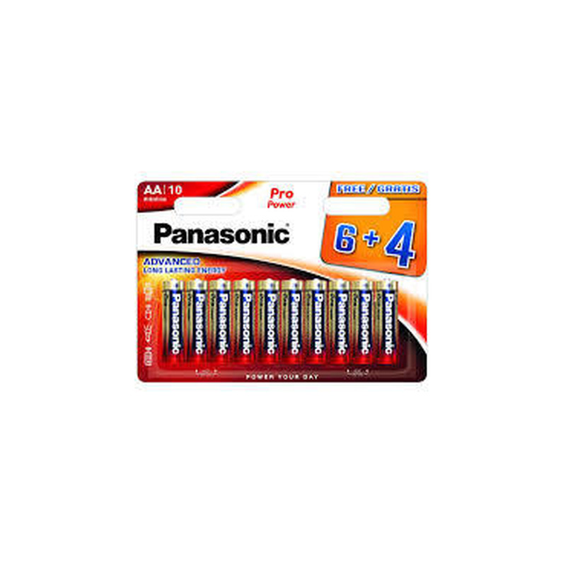 Patarei LR6PPG/10BW 6+4 Panasonic AA